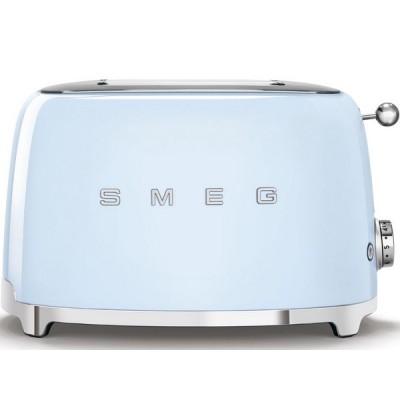 Тостер на 2 ломтика SMEG TSF01PBEU пастельный голубой Тостер на 2 ломтика SMEG TSF01PBEU пастельный голубой