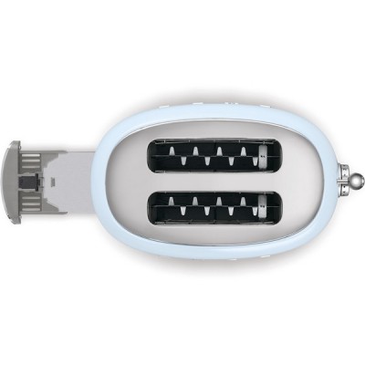 Тостер на 2 ломтика SMEG TSF01PBEU пастельный голубой Тостер на 2 ломтика SMEG TSF01PBEU пастельный голубой