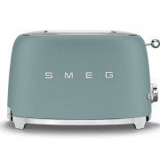 Тостер на 2 ломтика SMEG TSF01EGMEU изумрудно-зеленый матовый