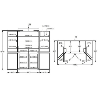 Холодильник MAUNFELD MFF190NFDGN Matt Inverter Холодильник MAUNFELD MFF190NFDGN Matt Inverter