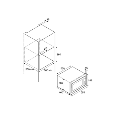 СВЧ-печь Bertazzoni F457PROMWSX СВЧ-печь Bertazzoni F457PROMWSX