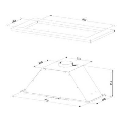 Вытяжка Kuppersberg INLINEA 70 LX Вытяжка Kuppersberg INLINEA 70 LX