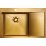 Мойка Paulmark Elde PM807851-BGL, брашированное золото