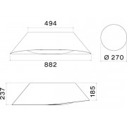 Вытяжка Falmec VOGUE IRON GREY