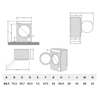 Стиральная машина Korting KWM 42LS1267 B Стиральная машина Korting KWM 42LS1267 B