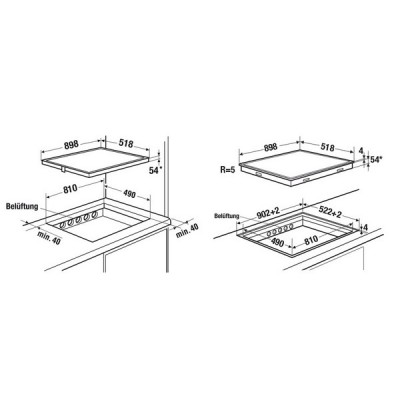 Варочная панель Kuppersbusch KI 9330.0 SR индукционная Варочная панель Kuppersbusch KI 9330.0 SR индукционная