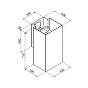 Вытяжка MAUNFELD BATH 402 чёрный