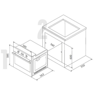 Духовой шкаф Kanzler O 536 S Духовой шкаф Kanzler O 536 S