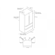 Холодильник Bertazzoni REF90X