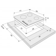 Варочная панель KRONA CALORE 60 WH газовая