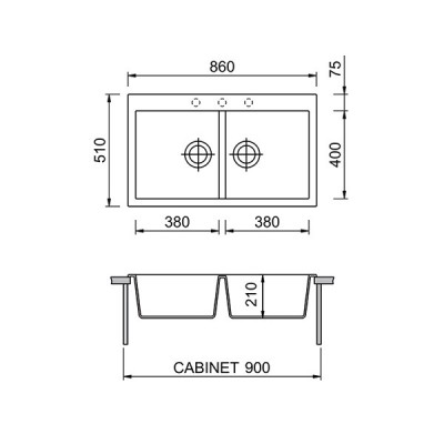 Мойка "Longran" Amanda AMG860.500 20 - 58 Sabbia Мойка "Longran" Amanda AMG860.500 20 - 58 Sabbia
