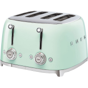 Тостер на 4 ломтика SMEG TSF03PGEU пастельный зеленый