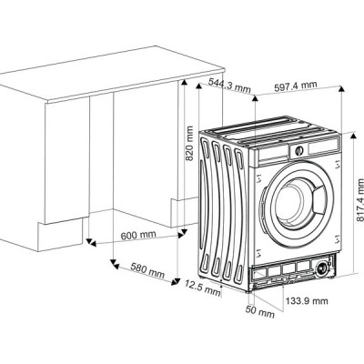 Стиральная машина GRAUDE EWA 80.1 встраиваемая Стиральная машина GRAUDE EWA 80.1 встраиваемая