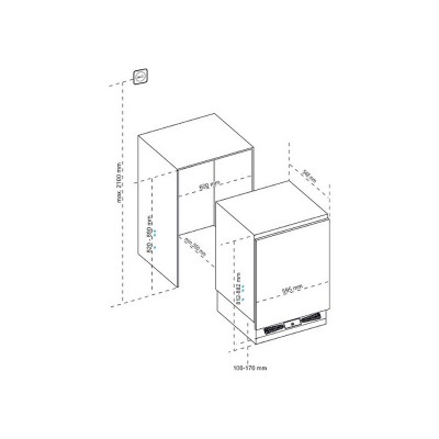 Холодильник Korting KSI 8181 встраиваемый Холодильник Korting KSI 8181 встраиваемый