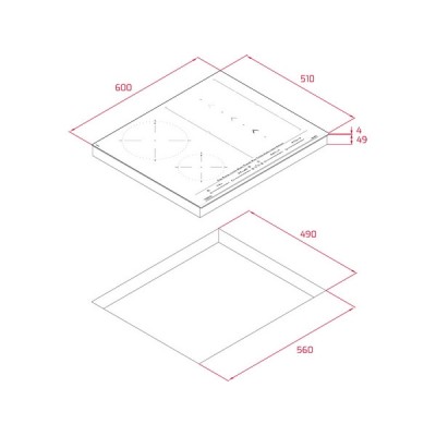 Варочная панель Teka IZS 66800 MST BLACK (112500028) индукционная Варочная панель Teka IZS 66800 MST BLACK (112500028) индукционная
