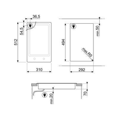 Гриль Tepan Yaki SMEG PGF30T-1 электрический Гриль Tepan Yaki SMEG PGF30T-1 электрический