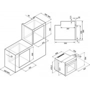 Духовой шкаф KRONA LINDE 45 WH
