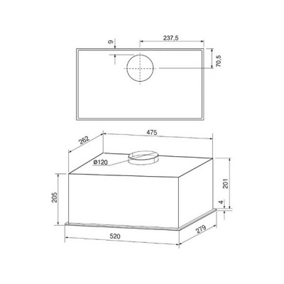 Вытяжка KRONA ARVEN 500 white PB Вытяжка KRONA ARVEN 500 white PB