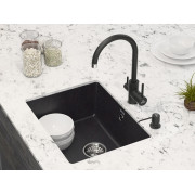 Дозатор Paulmark SAUBER D001-418, черный металлик