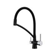 Смеситель Paulmark Siegen Si213111-418, черный металлик/хром