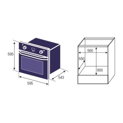 Духовой шкаф Kanzler O 519 S Духовой шкаф Kanzler O 519 S
