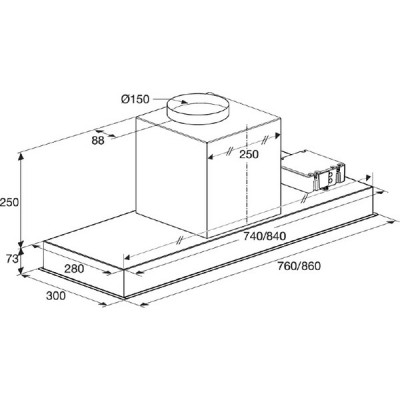 Вытяжка ASKO CBB862WGC Вытяжка ASKO CBB862WGC