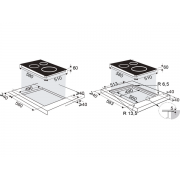 Варочная панель Brandt BPI1641SB индукционная