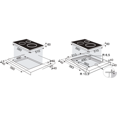 Варочная панель Brandt BPI1641SB индукционная Варочная панель Brandt BPI1641SB индукционная