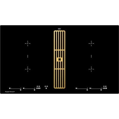 Варочная панель Kuppersbusch KMI 9800.0 SR Gold индукционная с вытяжкой Варочная панель Kuppersbusch KMI 9800.0 SR Gold индукционная с вытяжкой