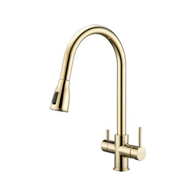 Смеситель Paulmark Lange La214212-SBG, светлое золото Смеситель Paulmark Lange La214212-SBG, светлое золото