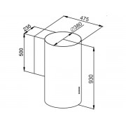 Вытяжка MAUNFELD LEE WALL 39 белый