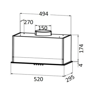 Вытяжка EXITEQ EX-1346 black Вытяжка EXITEQ EX-1346 black