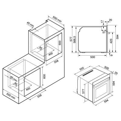 Духовой шкаф KRONA ESSENZA 60 BL G2 Духовой шкаф KRONA ESSENZA 60 BL G2