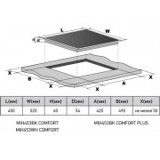 Варочная панель MEFERI MIH453WH COMFORT индукционная