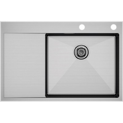 Мойка Paulmark Atlan R-edge PM777851-BSR, брашированная нерж. сталь Мойка Paulmark Atlan R-edge PM777851-BSR, брашированная нерж. сталь
