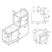 Духовой шкаф KRONA NERO max 60 BL/BL