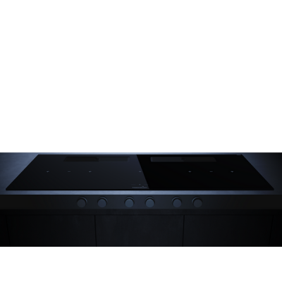 Варочная панель Kuppersbusch KMI 12850.0 SR-S Black Chrome индукционная с вытяжкой Варочная панель Kuppersbusch KMI 12850.0 SR-S Black Chrome индукционная с вытяжкой