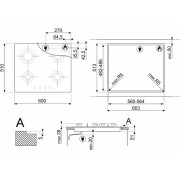 Варочная панель SMEG PVL664CN газовая