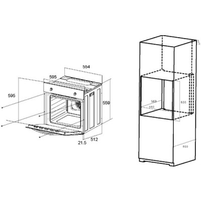 Духовой шкаф MAUNFELD EOEC.586B2 Духовой шкаф MAUNFELD EOEC.586B2