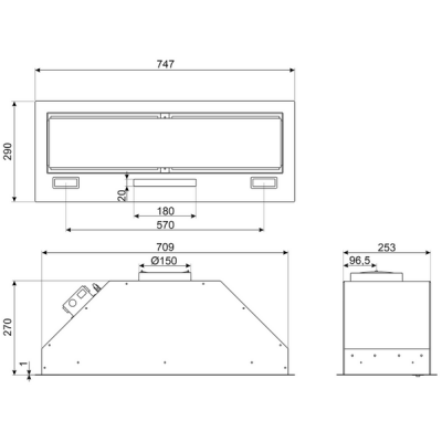 Вытяжка SMEG KSG8P4X Вытяжка SMEG KSG8P4X