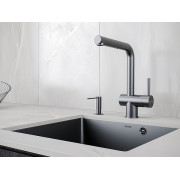 Дозатор Paulmark DECUS D004-418, черный металлик