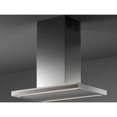 Вытяжка Falmec LUMINA NRS GLASS STEEL 90 Вытяжка Falmec LUMINA NRS GLASS STEEL 90