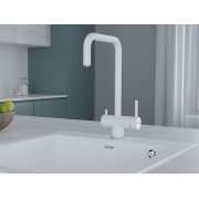 Смеситель Paulmark Wetter We213030-431, белый матовый