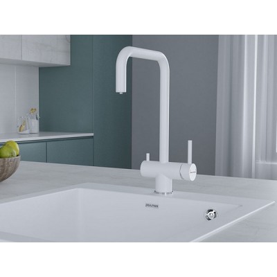 Смеситель Paulmark Wetter We213030-431, белый матовый Смеситель Paulmark Wetter We213030-431, белый матовый