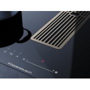 Варочная панель Kuppersbusch KMI 8590.0 SR Black Chrome индукционная с вытяжкой