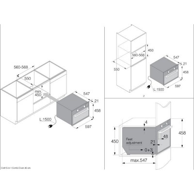 Духовой шкаф ASKO OCSM8478G компактный с паром и СВЧ Духовой шкаф ASKO OCSM8478G компактный с паром и СВЧ