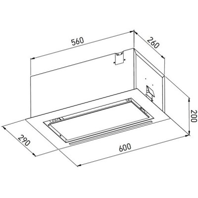 Вытяжка MEFERI SMARTBOX60WH GLASS POWER Вытяжка MEFERI SMARTBOX60WH GLASS POWER