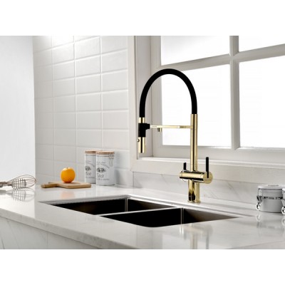 Смеситель Paulmark Starke Gravity Gr213188-G, золото Смеситель Paulmark Starke Gravity Gr213188-G, золото