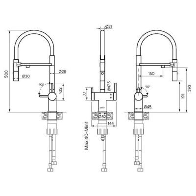Смеситель Paulmark Starke Gravity Gr213188-G, золото Смеситель Paulmark Starke Gravity Gr213188-G, золото
