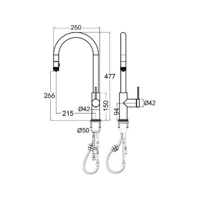 Смеситель Paulmark Galant Ga213077-CR, хром Смеситель Paulmark Galant Ga213077-CR, хром